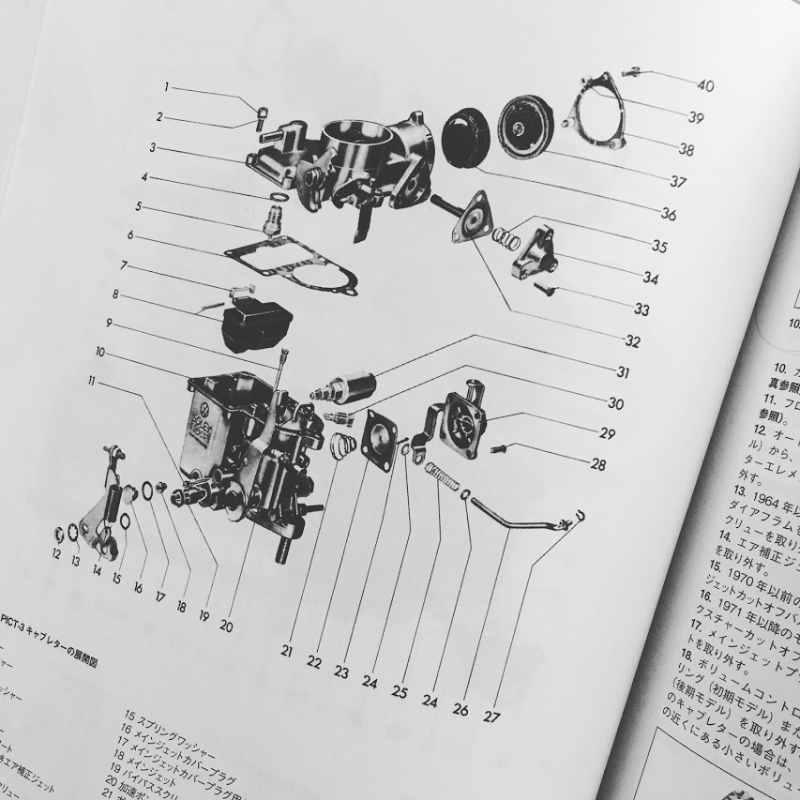 キャブレター 空冷vw 空冷ワーゲン うき